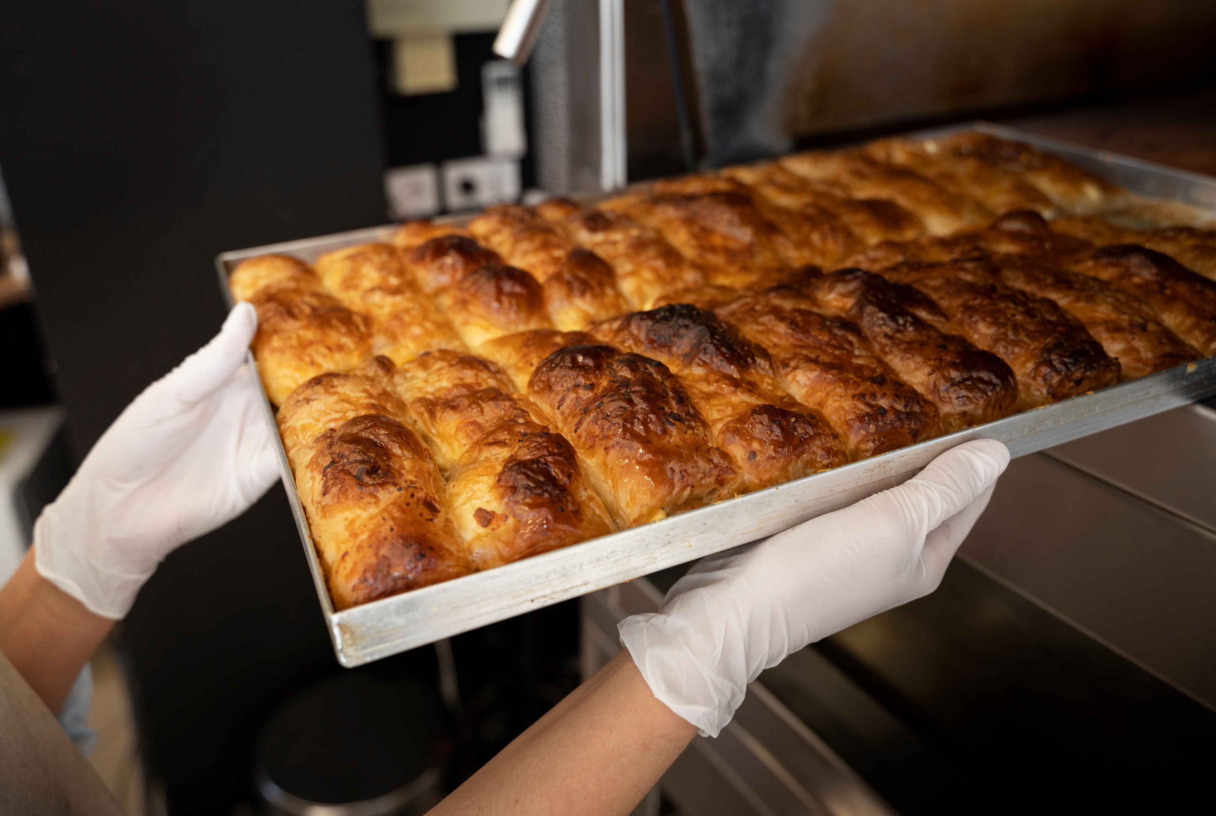 Interiorul unei brutării moderne